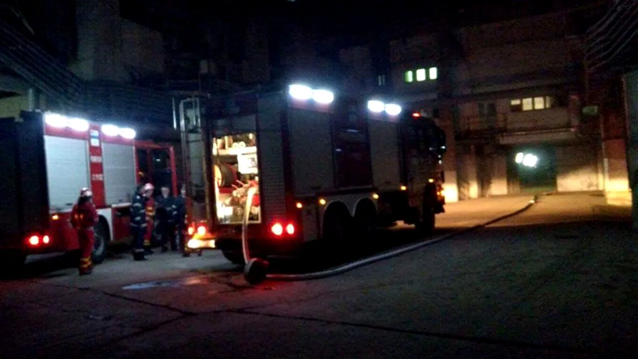 Incendiu puternic la termocentrala de la Turceni