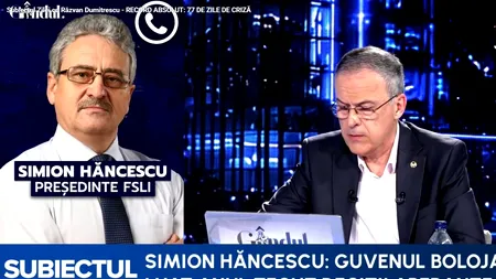 Liderul sindicaliștilor, Simion Hăncescu, avertizează că legea salarizării îngheață salariile profesorilor pentru următorii cinci ani