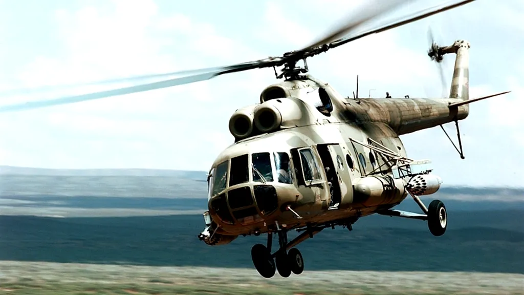 Un elicopter militar s-a prăbușit în Rusia. Echipajul a reușit să se salveze