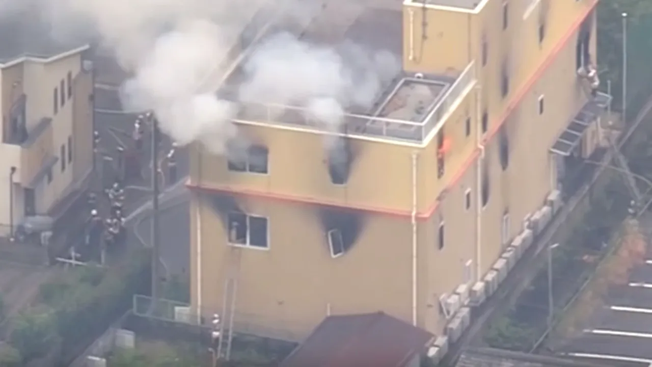 Cel puțin 33 de persoane au murit într-un incendiu izbucnit la un studio de animație din Japonia - VIDEO