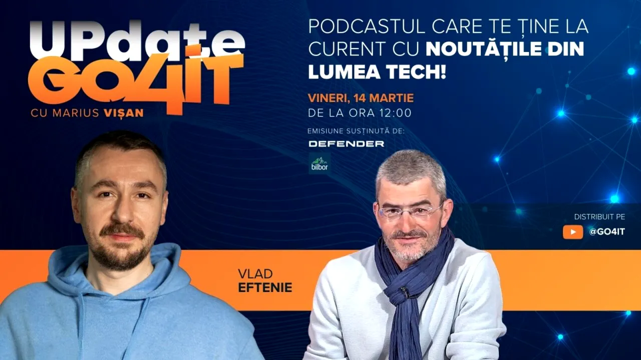 „Update Go4it” #17 - Despre gadget-uri, fotografie și trenduri vizuale cu Vlad Eftenie
