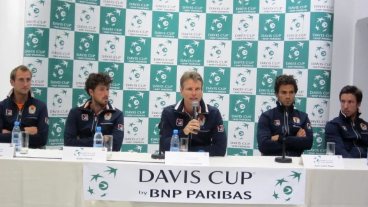 CUPA DAVIS la Brașov. Jan Siemerink, căpitanul-nejucător al echipei Olandei: 