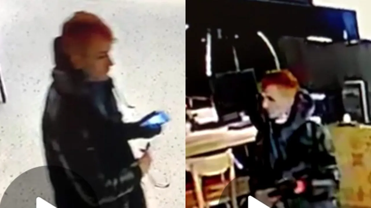 Un hotel de lux din Capitală, prădat de un hoț „cu părul roșu”! Bărbatul a reușit să spargă seiful unității hoteliere - FOTO