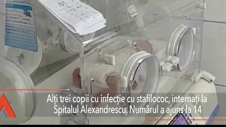 Încă trei bebeluși cu STAFILOCOC, internați la Spitalul Alexandrescu. Numărul copiilor INFECTAȚI a ajuns la 14