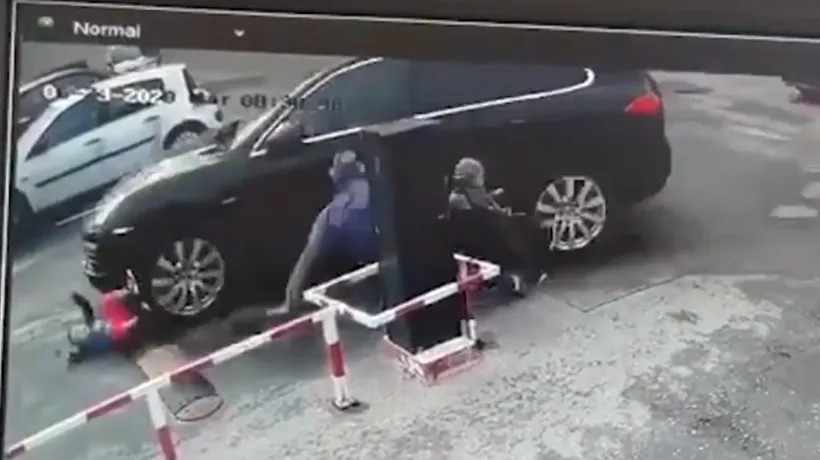GROAZNIC. Un șofer de Porsche Cayenne a trecut cu mașina peste un copil la intrarea într-o parcare din Popești – Leordeni. Atenție, imagini șocante!