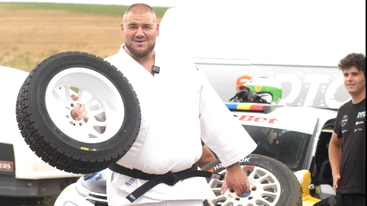 Surpriză pentru cei prezenți: cel mai mare luptător român, la Raliul Sibiului!