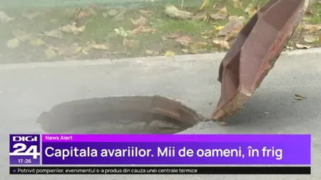 București, capitala AVARIILOR. Mii de români stau în frig