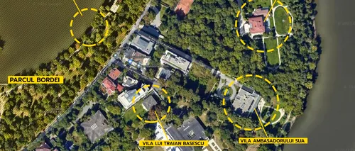 Parcul lipit de vila lui Klaus Iohannis a ajuns o adevărată ruină. Lângă „Bordei” locuiesc și Traian Băsescu sau ambasadorul SUA | GALERIE FOTO
