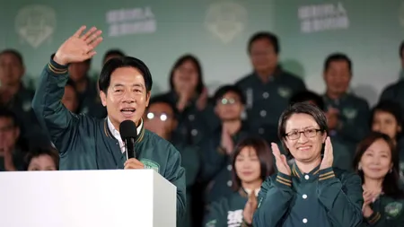 Alegeri prezidențiale în Taiwan: Vicepreședintele în funcție, Lai Ching-te, declarat câștigător. China îl descrie drept „un pericol grav”