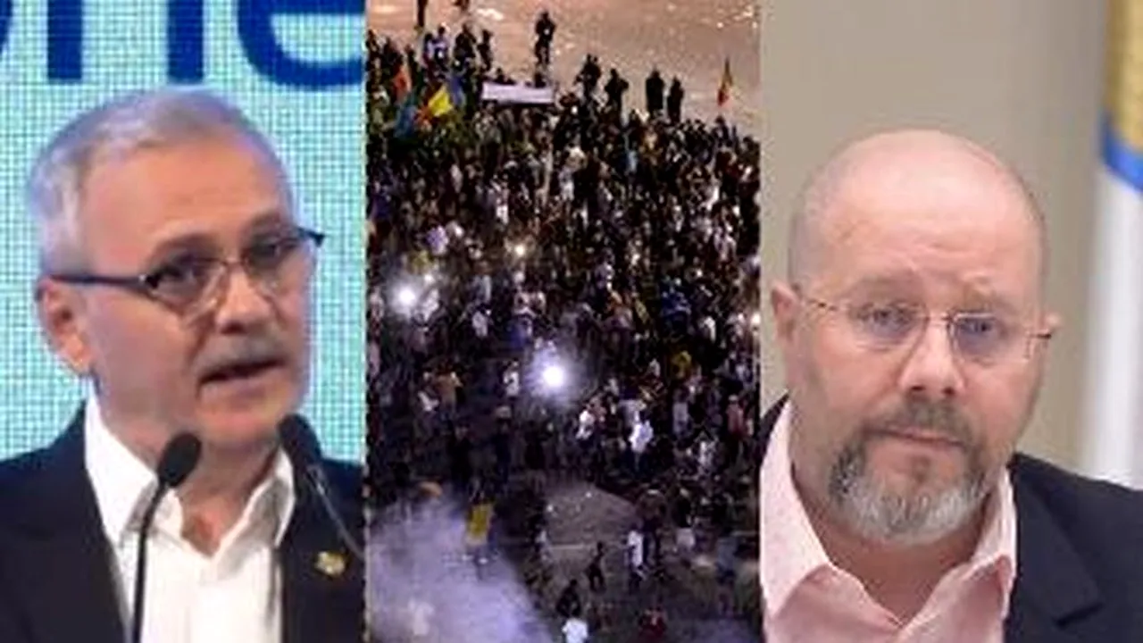 Violențele din 10 august a fost creația lui DRAGNEA? Procurorii vor cerceta piste noi! BĂDULESCU: Jandarmeria, FOLOSITĂ la protest