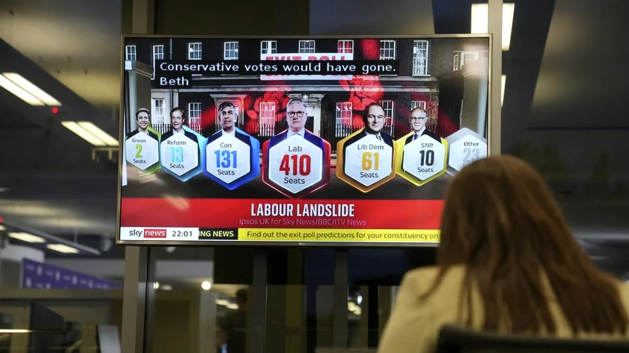 BBC: Au sosit primele rezultate exit poll de la alegerile parlamentare din Marea Britanie. După 14 ani, guvernarea conservatoare se încheie