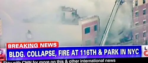 UPDATE. Două clădiri s-au prăbușit în New York. Cel puțin UN MORT ȘI 16 RĂNIȚI. IMAGINI LIVE