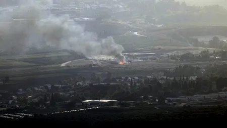 HEZBOLLAH a atacat din nou zone din nordul Israelului /Hamas acuză Guvernul Netanyahu că periclitează negocierile pentru armistițiu