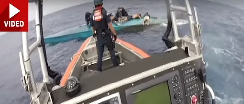 VIDEO. Momentul incredibil în care Paza de Coastă americană confiscă un submarin încărcat cu droguri