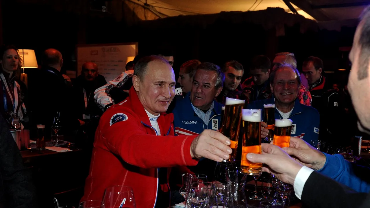 Care e băutura preferată a lui Vladimir Putin. Surpriză: Nu bea vodcă!