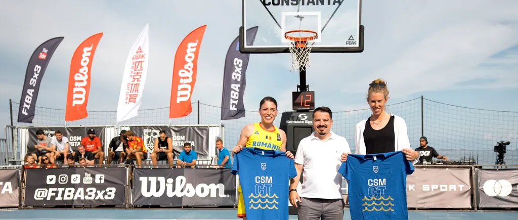 După 10 ani, în Liga Națională de Baschet! Gabriela Mărginean prezentată oficial la Constanța la turneul de baschet 3x3 | FOTO