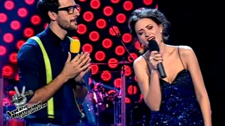VOCEA ROMÂNIEI, SEZONUL 2. Ciprian Teodorescu și Magdalena Cichirdan au cântat o piesă „cu sentiment