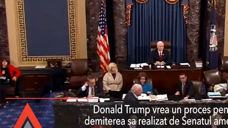 Donald Trump vrea un proces pentru demiterea sa realizat de Senatul american
