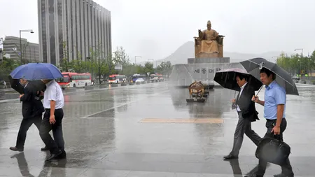 TAIFUN ÎN COREEA DE SUD. Traficul aerian și maritim este perturbat