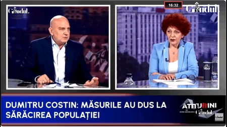 Dumitru Costin: „Veniturile fiscale nu rezolvat problema deficitului, pentru că toate aceste măsuri au dus, înainte de toate, la sărăcirea populației”