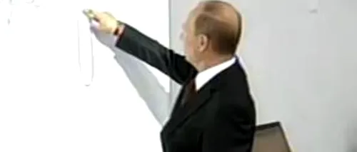 Vladimir Putin și-a demonstrat calitățile de desenator în fața unor elevi. Cum a reușit să-i pună în dificultate - VIDEO