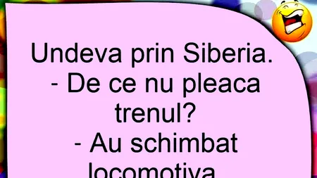 Bancul de joi | Undeva prin Siberia