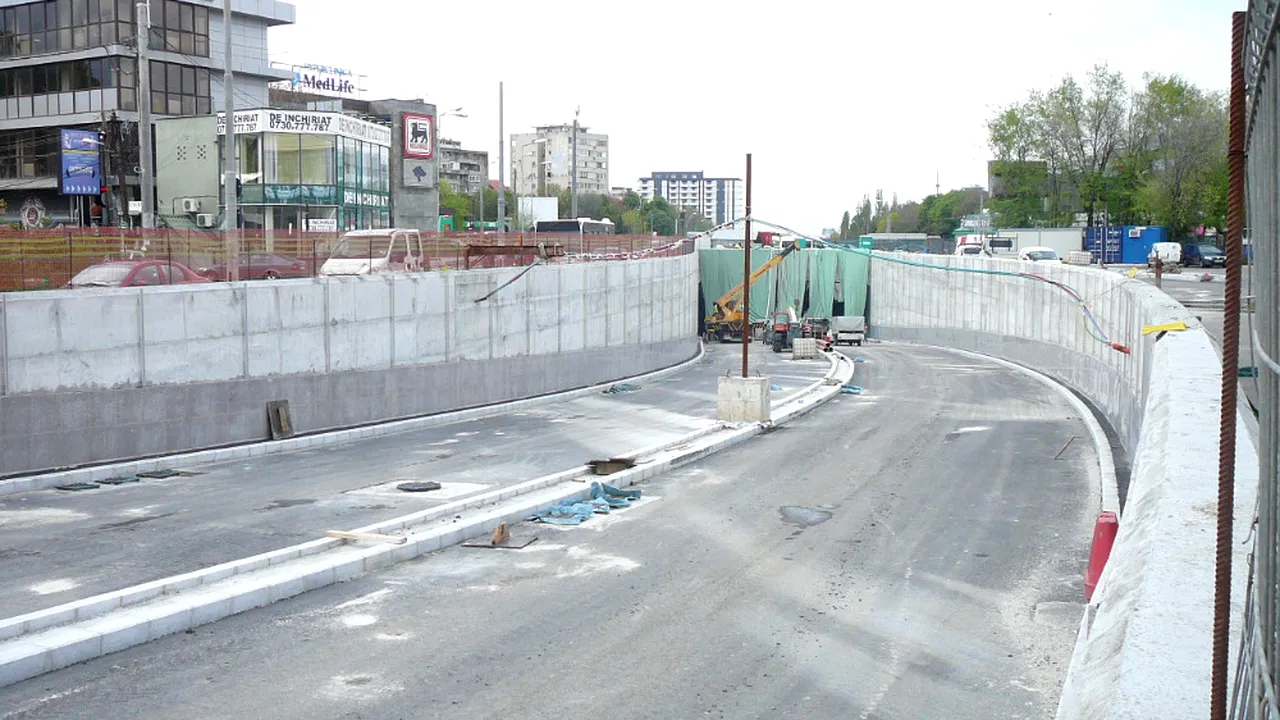 Restricții de circulație în București. Pasajul Piața Sudului va fi închis