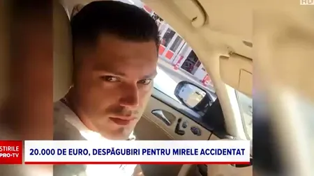 MIRELE aruncat în sus de prietenii săi la nuntă, dar care a fost scăpat din brațe, va primi despăgubiri pentru accidentarea sa