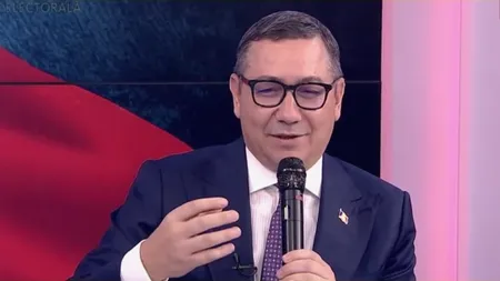 Victor Ponta anunță: 