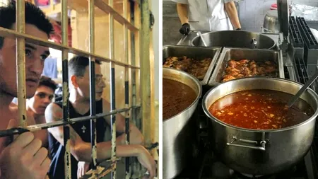 Calculul COMPLET! Câți lei costă hrana zilnică a unui pușcăriaș din Penitenciarul Poarta Albă