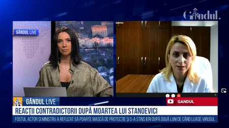 GÂNDUL LIVE. Dr. Beatrice Mahler: O persoană cu imunitate slăbită poate dezvolta o formă gravă a COVID-19, chiar dacă nu are comorbidități