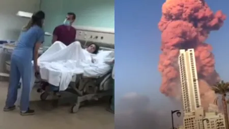 Povestea copilului care s-a născut în timpul exploziei din Beirut: Căzuse tavanul peste ei, credeam că sunt răniți! / Momentele terifiante, surprinse de tată - VIDEO