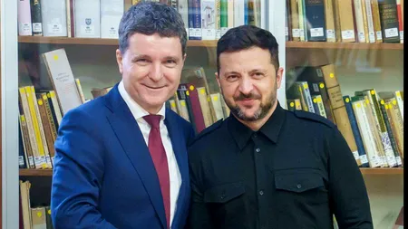 Nicușor Dan a discutat cu Volodimir Zelenski la summitul B9 de la Vilnius: România va continua să fie alături de Ucraina