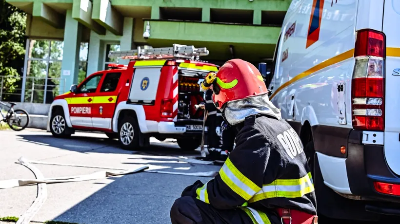 Incendiu produs la Spitalul Județean din Timișoara. De la ce a pornit focul