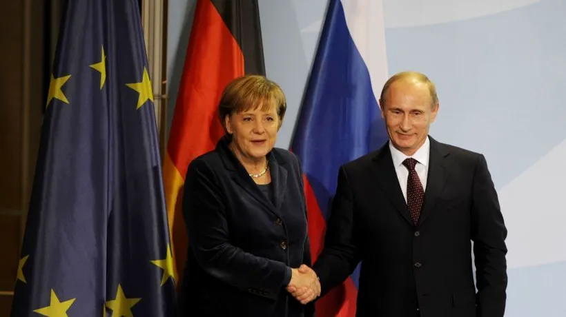 Angela Merkel l-a felicitat pe Vladimir Putin pentru învestirea sa la președinția rusă
