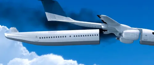 Invenția care ar putea salva viața pasagerilor în cazul unui accident aviatic. Ce se întâmplă cu cabina avionului