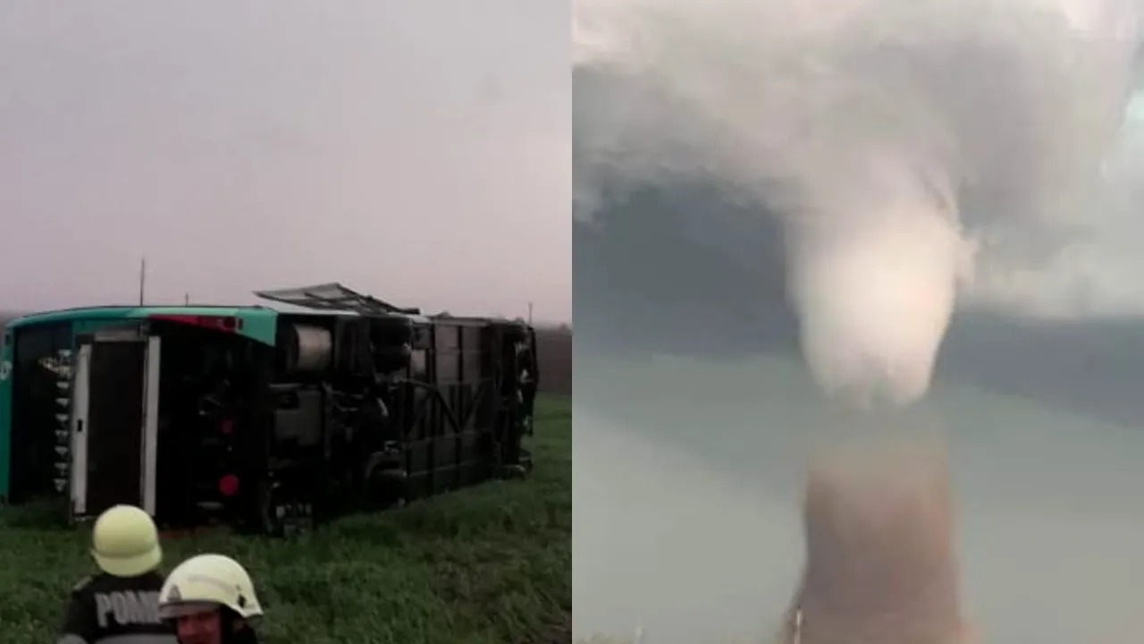 MAI a evaluat pagubele făcute de tornadă în Călărași: 18 locuințe afectate cu până la 100%