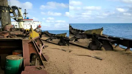 MAE condamnă ATACUL armatei ruse asupra unei nave ce transporta cereale în Marea Neagră: 