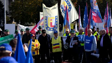 EXCLUSIV VIDEO | Protest simbolic la Guvern, de Ziua Armatei. „Le spunem guvernanților că au fost aleși să conducă țara, nu să o jefuiască” - FOTO