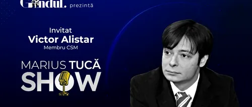 Marius Tucă Show începe luni, 13 iunie, de la ora 20.00, live pe gandul.ro