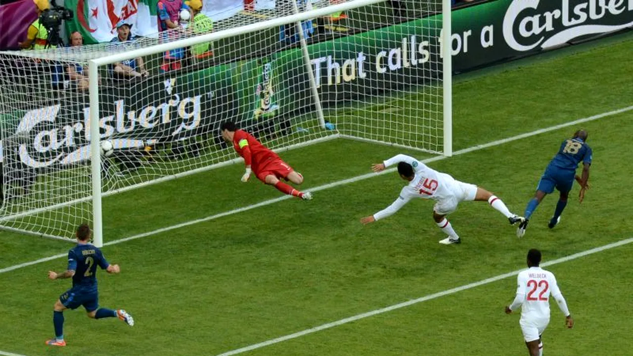 Nasri și Lescott au înscris în FRANȚA - ANGLIA 1-1
