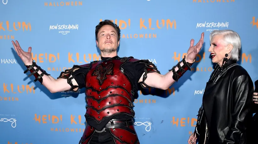 Elon Musk a fost de Halloween la petrecerea lui Heidi Klum, îmbrăcat într-un costum de 7.500 de dolari (GALERIE FOTO)