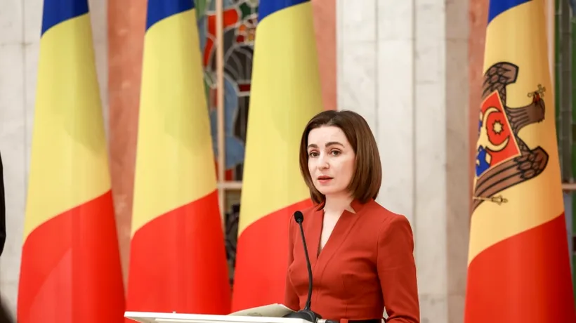 Maia Sandu cere ca granițele Republicii Moldova să fie respectate. Apelul vine în contextul rachetelor rusești care au survolat spațiul aerian al țării