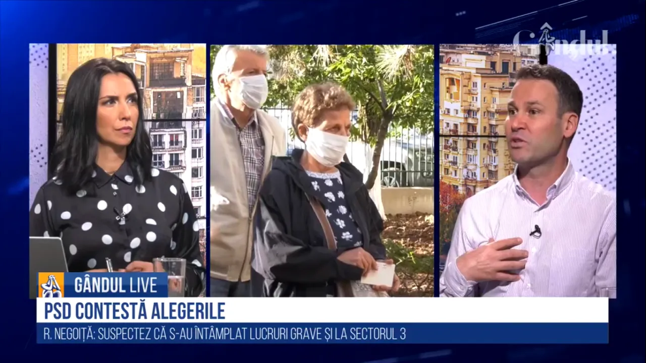 GÂNDUL LIVE. Robert Negoiță: Dacă pierdeam, felicitam câștigătorul și plecam acasă / Primăria Generală a Capitalei are bugetul aproape cât toate primăriile la un loc