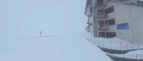 Stratul de zăpadă a ajuns la aproape 1,4 metri în Făgăraș. Cât de mare este riscul de avalanșă