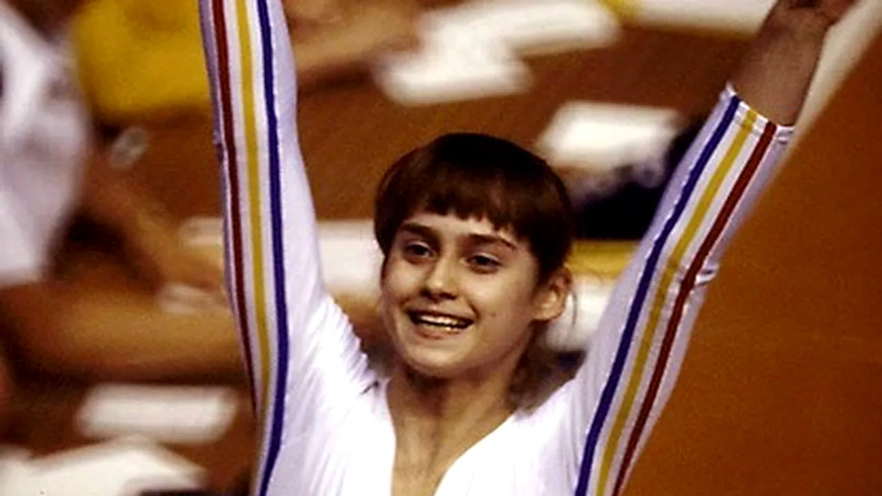 Imagine de colecție cu Nadia Comăneci din 1976 în SUA. Cum a fost surprinsă gimnasta de ”10” în Madison Square Garden?