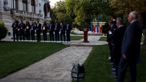 Președintele Klaus Iohannis i-a decorat pe olimpicii români medaliați la Tokyo. Ceremonia a avut loc la Palatul Cotroceni (FOTO)