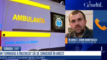 GÂNDUL LIVE. Sorin Dumitrașcu, sindicalist ANP, despre cazul Turnagiu: „Ca și în lumea liberă, deținuții care intenționează să se sinucidă găsesc o cale”
