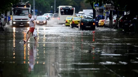 Cod galben de furtună în București și în cinci județe
