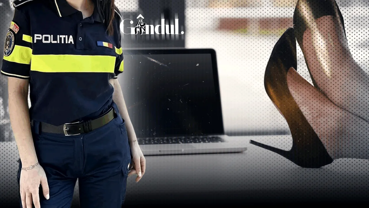 O polițistă a fost prinsă că făcea videochat, pentru străini, după orele de program. Femeia lucra cu informații sensibile
